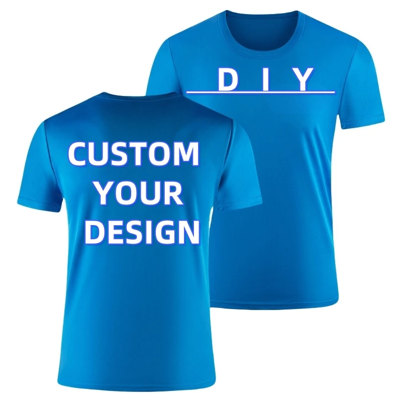 Fashion Customised Men's T-Shirt Personalised Photo 3D Print Men Women Short-Sleeved Crew Neck Tee Casual Lightweight Clothing
