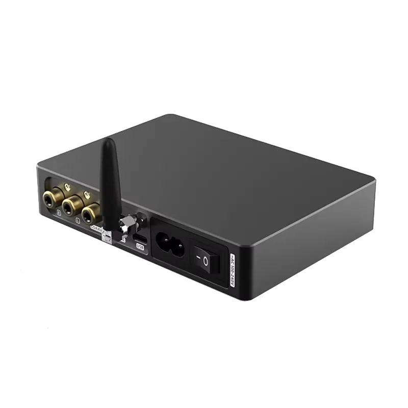 Декодер SMSL SU-6 ES9038Q2M OPA1612*4 32 бит/768 кГц DSD512 Bluetooth 5,0 SU6 настольный мини-аудио ЦАП с дистанционным управлением