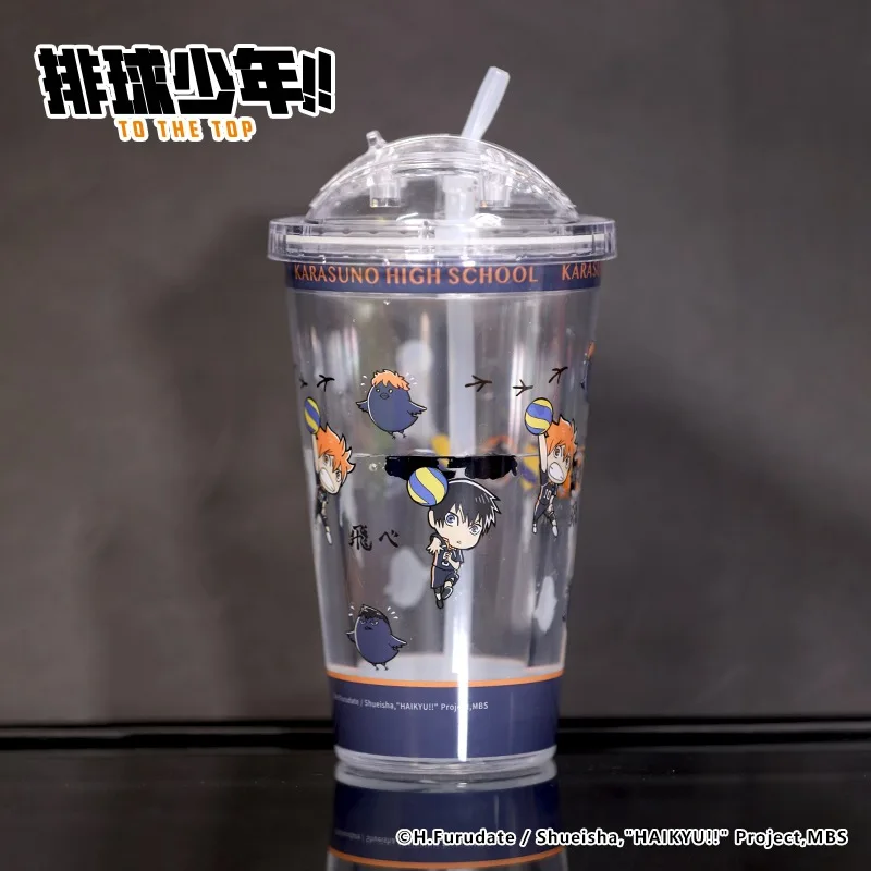 Haikyuu!! Coppa di paglia unisex Nekoma Karasuno High School Shoyo Hinata Autorizzazione ufficiale PP Fashion