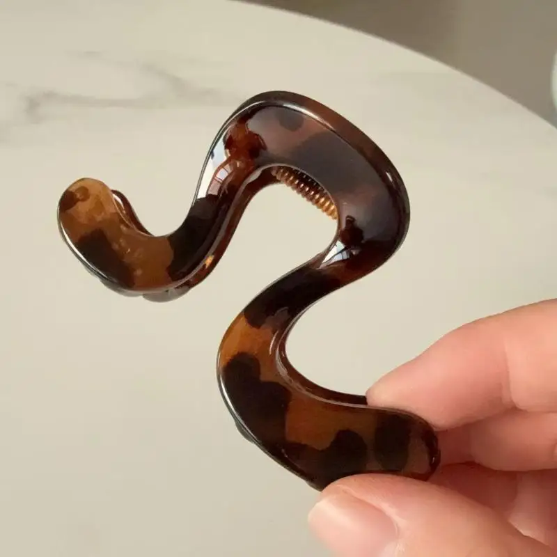 Elegante gebogene Haarnadeln für Frauen, Design für hohen Pferdeschwanz am Hinterkopf, Haaraccessoires – Detail 9