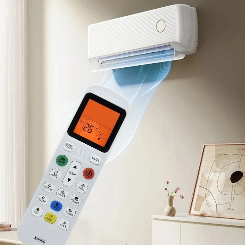 مكيف الهواء X9000 عن بعد سهل الاستخدام لجميع أدوات التحكم في تكييف الهواء