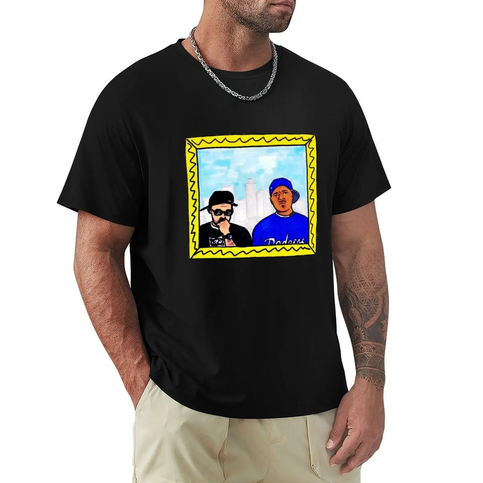 Camiseta People Under The Stairs Sincerely The P Hip Hop Rap Underground, camiseta informal de talla grande para exteriores