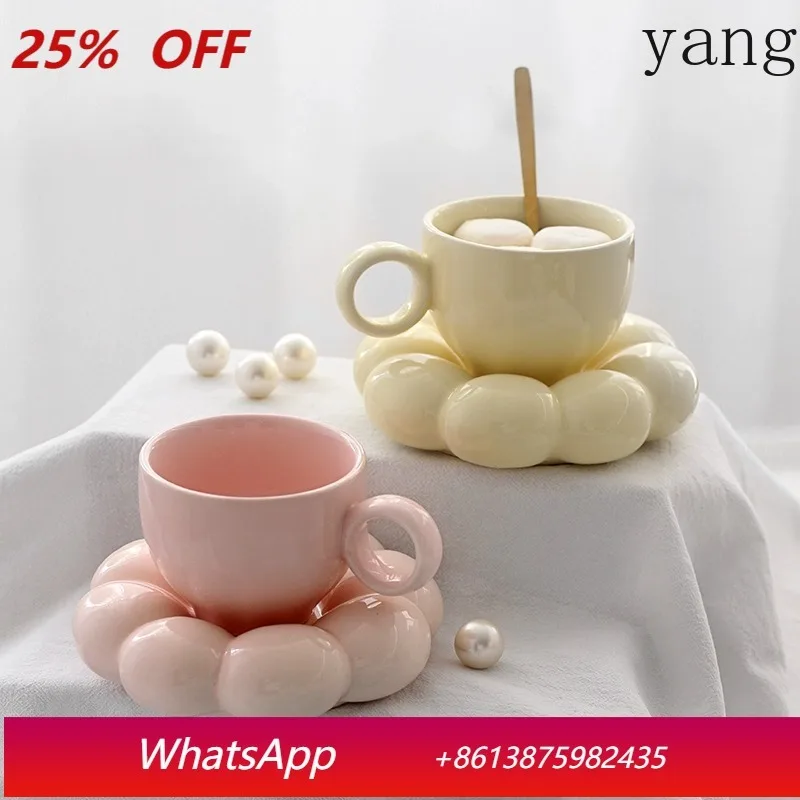 

Yjq creative high-value coffee cup and saucer gift box set for birthday gifts