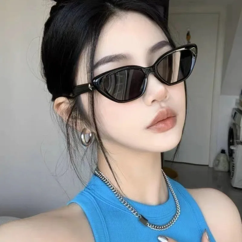 Koreanische Cat Eye Fashion Sonnenbrille für Damen Sonnenschutz – Detail 2