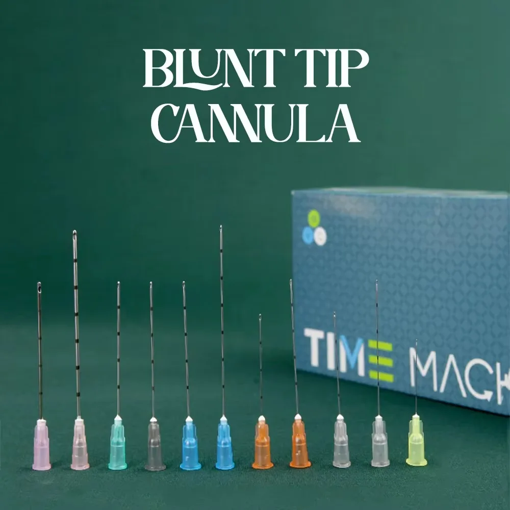 

50pcs/Box Blunt-tip Cannula for filler injection14G18G21G 22G 23G 25G 27G 30G facial filling nose slight blunt needle