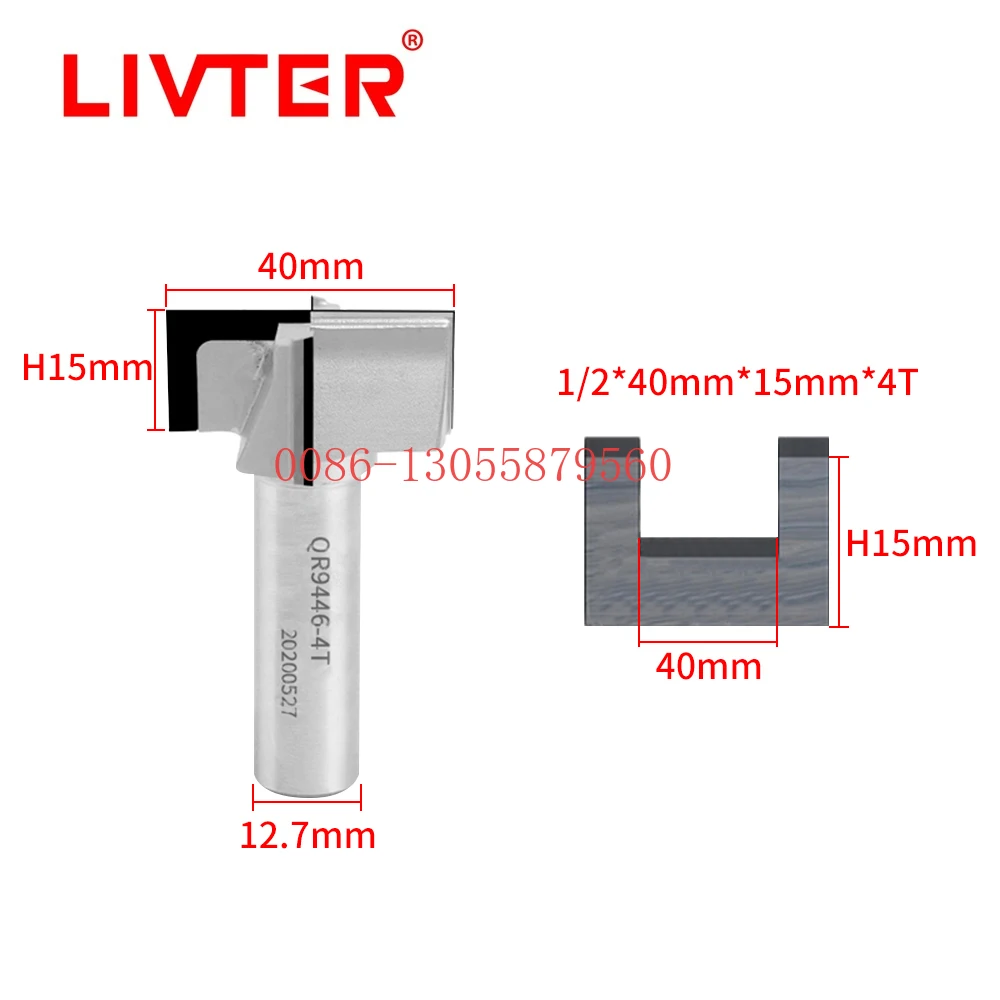 Livter PCD Bottom Cleaning Wood Diamond Straight Router Bit 3 and 4 Flutes CNC  Flat End Mill  Wood Milling Cutter Metric Size