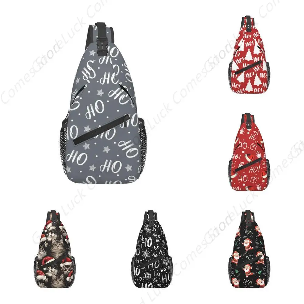 

Рождественская сумка-слинг, модный рюкзак через плечо с граффити, сумка через плечо со звездами, нагрудные сумки, походный спортивный рюкзак