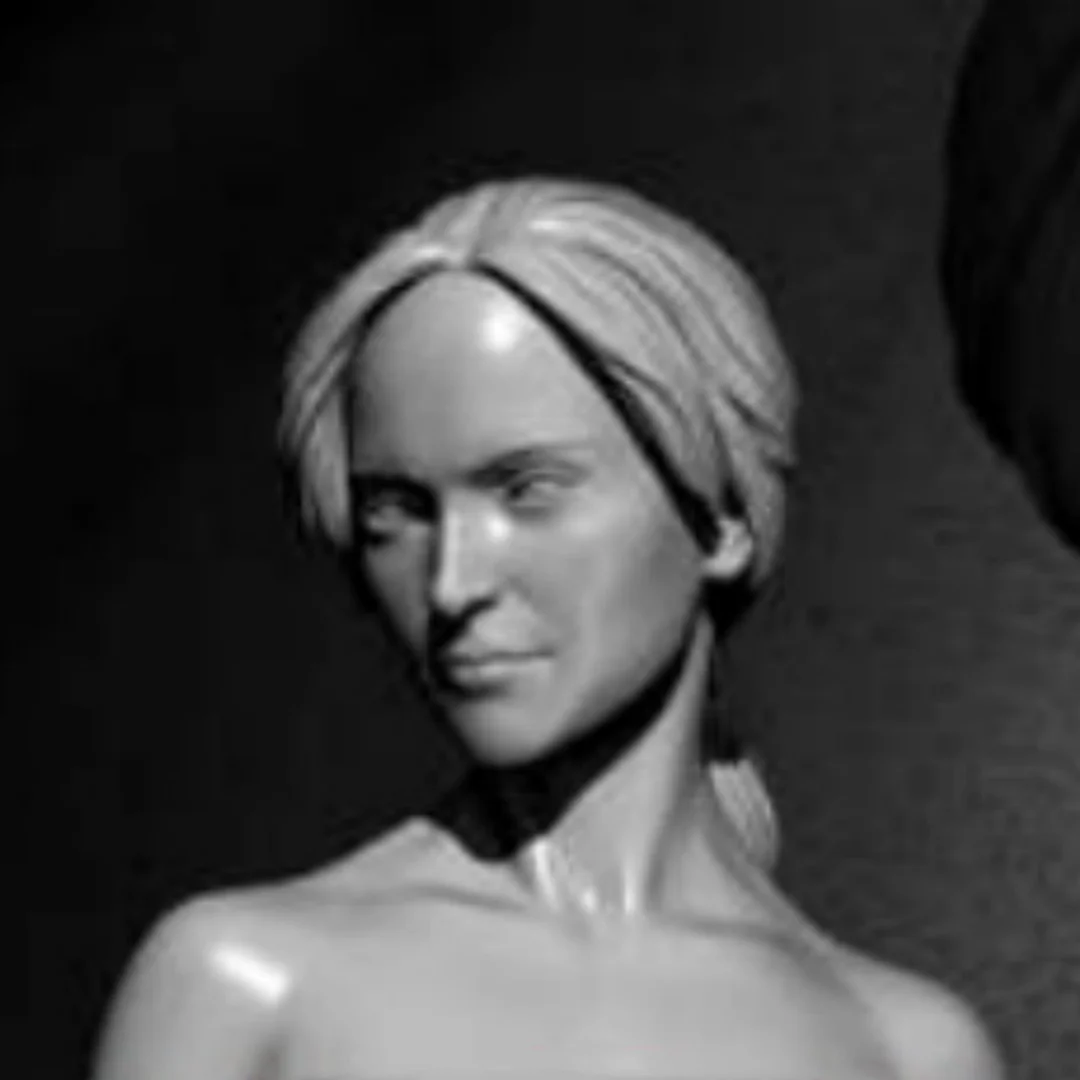 

1/24 75mm height Scale Resin Figure Female knight Nsfw Assemble Model Kit Unassembled Unpainted 3D printing toy 1154