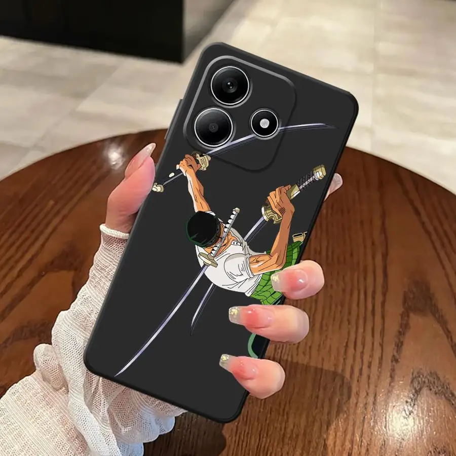حافظة لهاتف Xiaomi Redmi Note 11 13 12 Pro Plus 11S 12S 9s 10 9 8 Pro 10S غطاء خلفي ناعم قطعة واحدة كرتونية تشيبي زورو