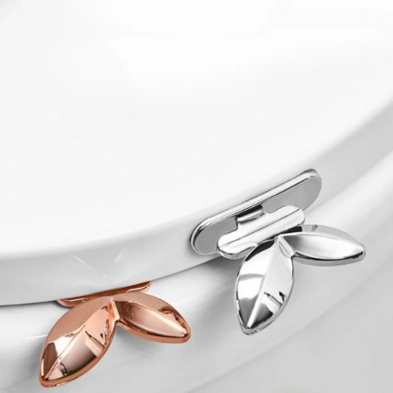 2pcs Hygienic Toilet Seat Lifter Handle Avoid Touching Toilet Lid Lifter Bathroom Accessory for Home Hotel