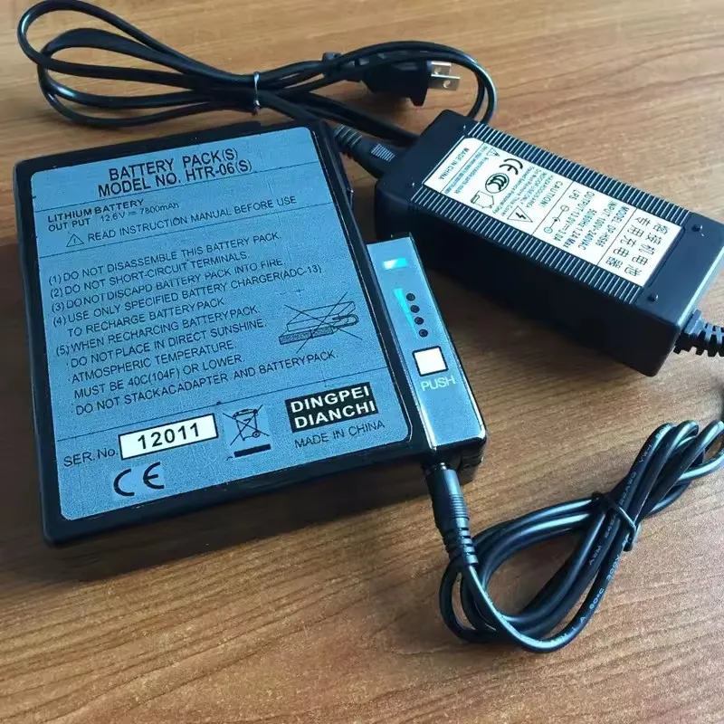 

ZNOVAY Replacement BTR-06S for FSM-50S 50R 17S 17R Fusion Splicer BTR-06 battery HTR-06S with adapter charger