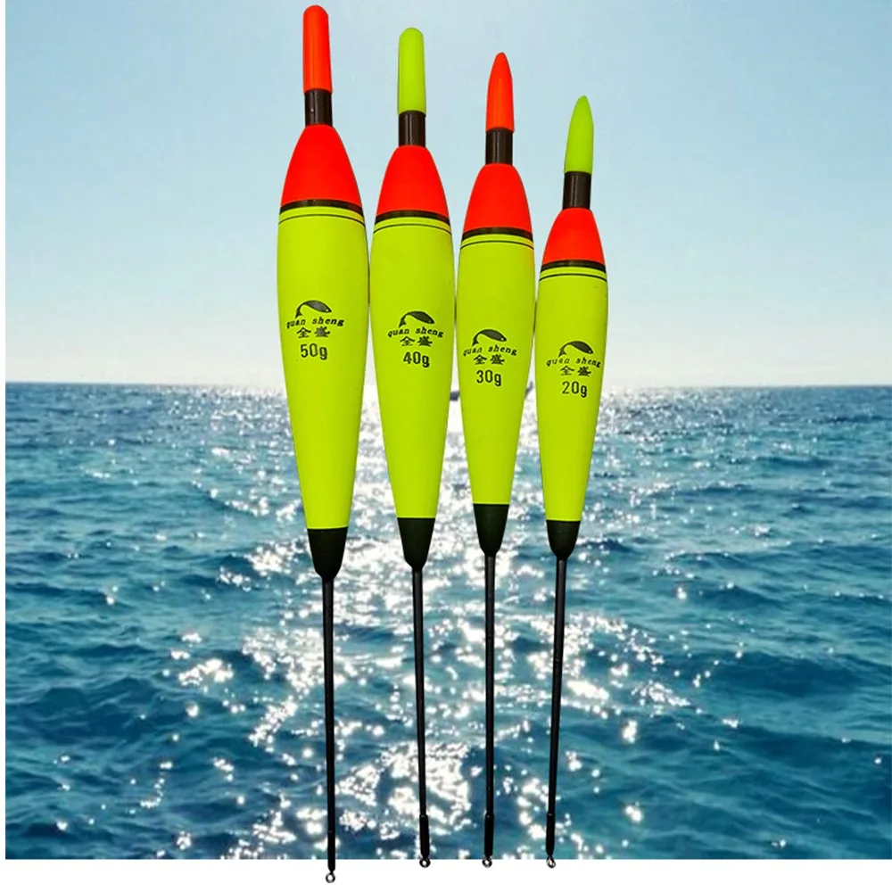 

night fishing EVA Fishing float Rock Fishing Light Stick Luminous float Long Casting 20g-50g Plastic Bobber external drift