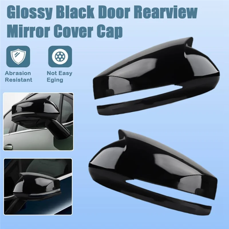 

TFORU-Накладка на зеркало заднего вида для Kia Sportage 2022-2024, крышка бокового зеркала, внешние аксессуары, глянцевый черный