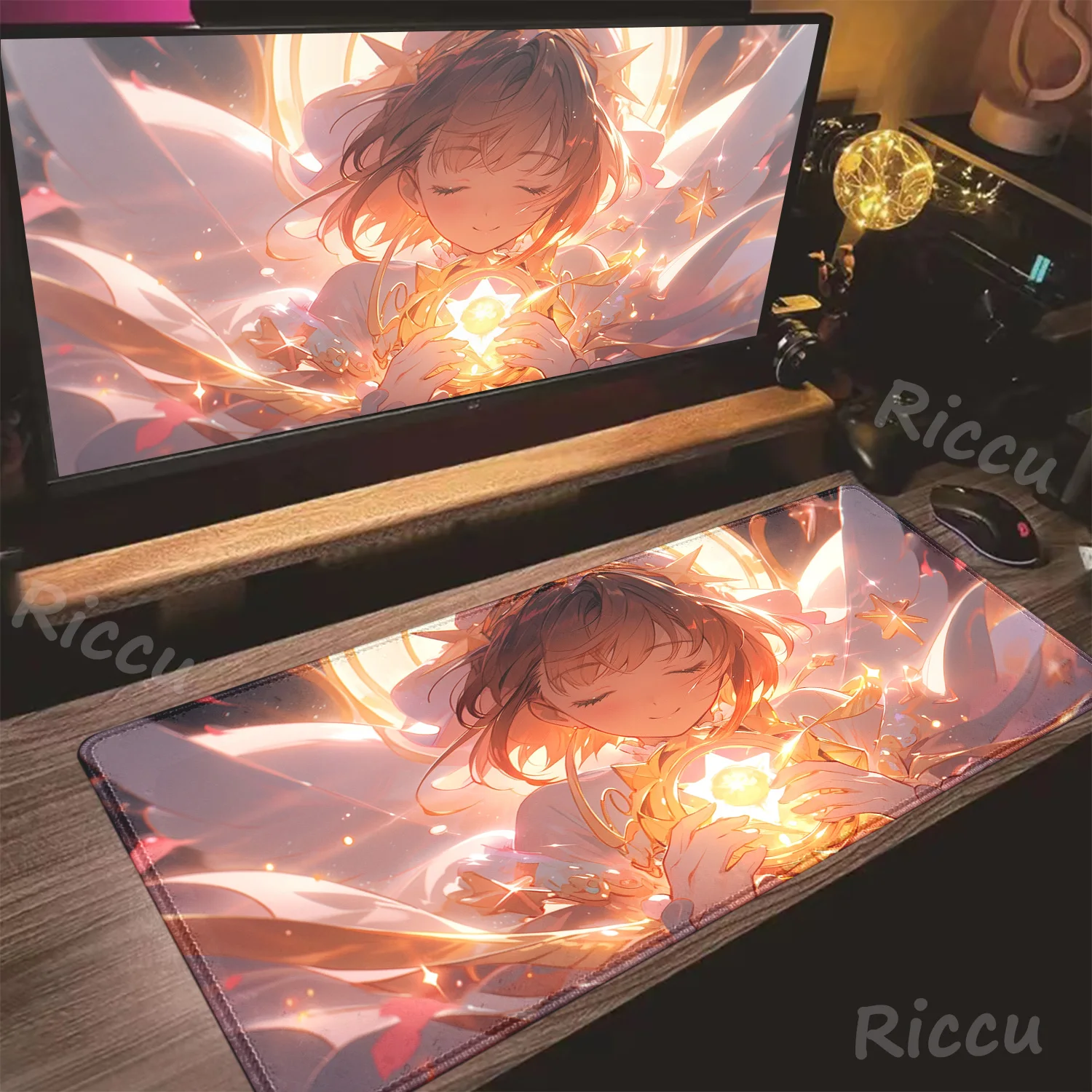 Anime Card Captor Sakura E-sports Mousepad Kawaii Deskmat Offices Carpet Large Gaming Accessory Laptop Computer Rubber Mouse Pad