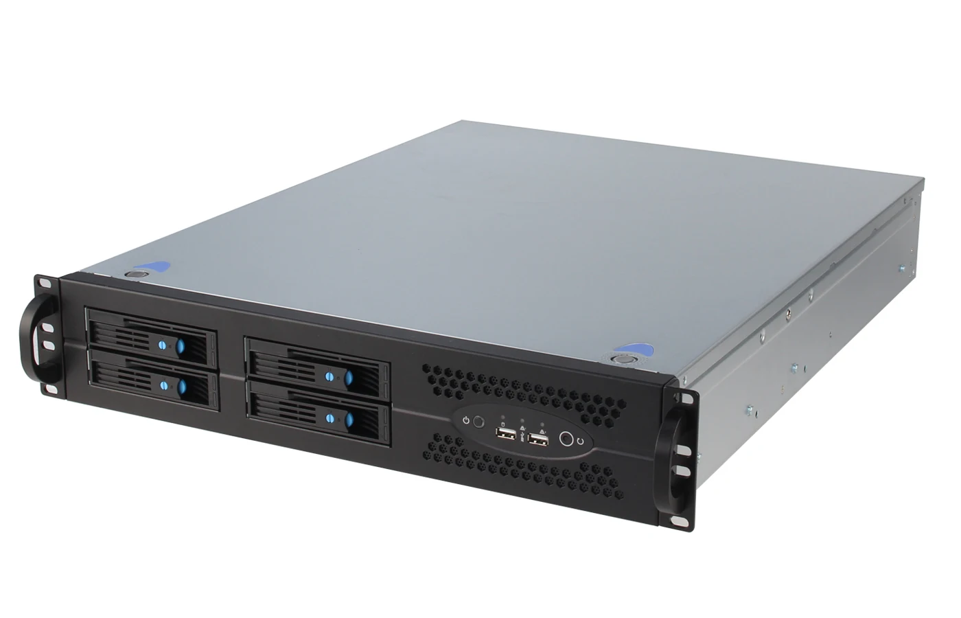 TP2U570-4 hot swappable 4-bit storage chassis with 2U power supply ATX board