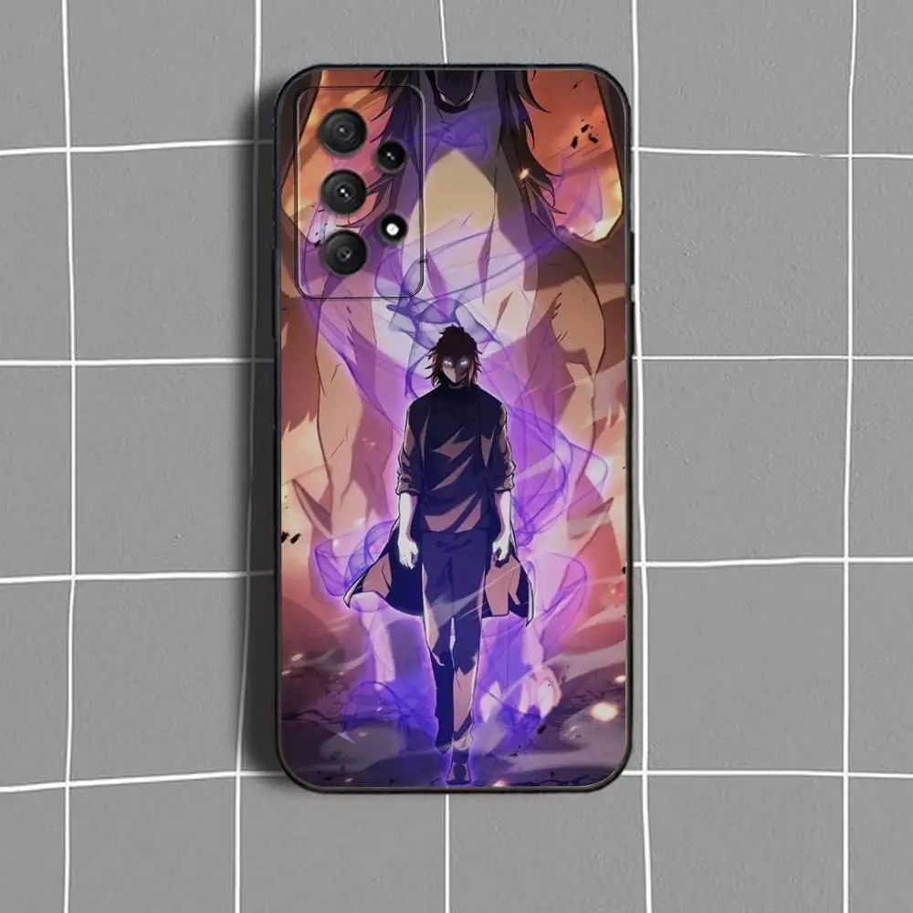 حافظة هاتف B-Beginning After End لهاتف Samsung Galaxy A73,31,32,72,41,53,52,71,22,5G,Note,J7,8,9 غطاء أسود ناعم