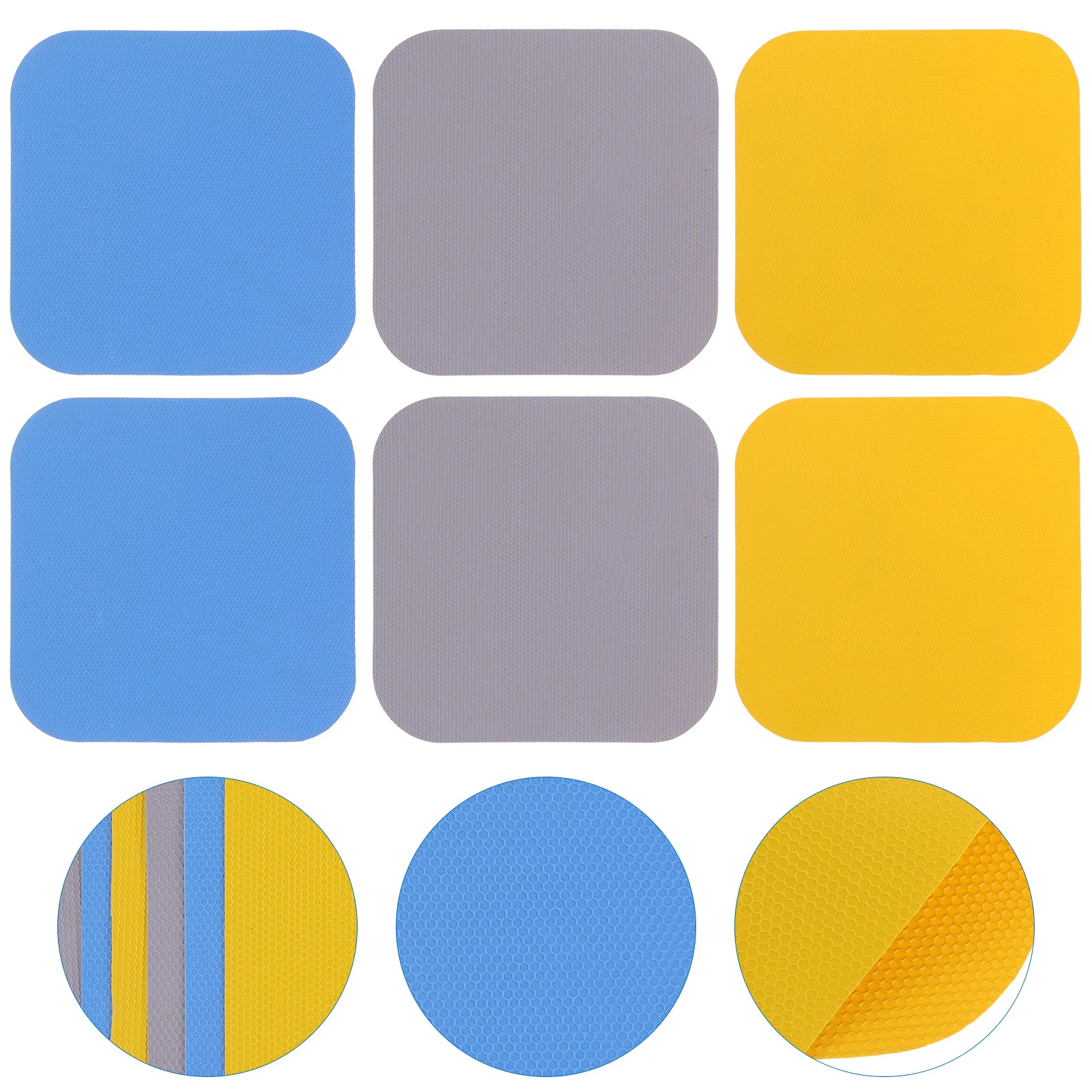 

6Pcs Creative Rubber Jar Opener Grippers Easy to Use Bottle Lid Opener Kitchen Tools Rubber Grippers for Opening Jars