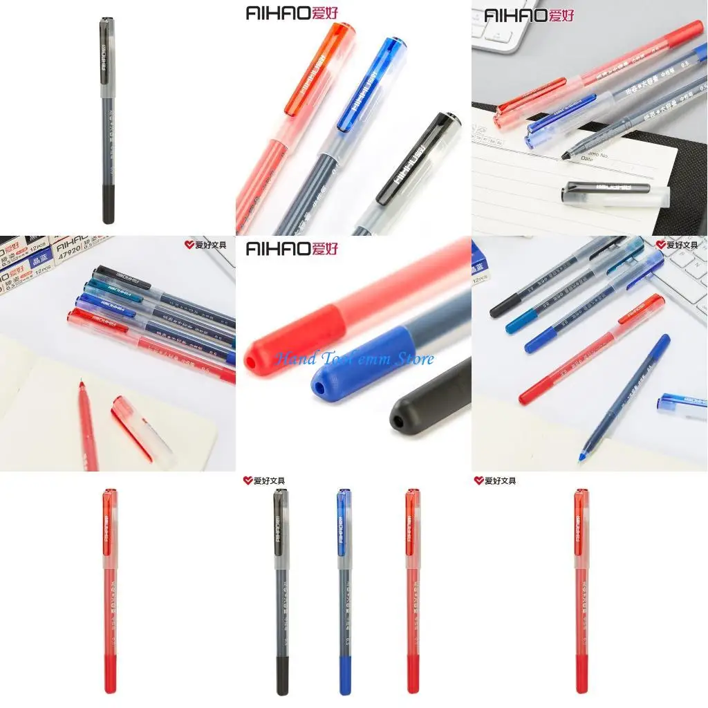 

H37F 0.5mm Extra-Thin Fine Tip Pens Gel Liquid Rolling Ball Point Pens for Office