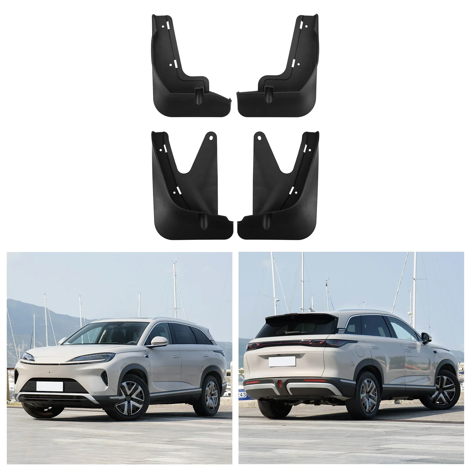 For BYD Sea Lion 07 DM-i 2025 car fender soft rubber tile supplies fender flares car accessories