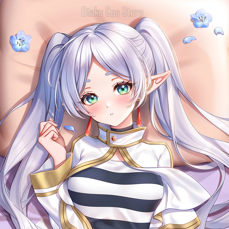 في أنيمي الجنازة Frieren مثير Dakimakura هينغ الجسم القضية اليابانية وسادة غطاء الوسادة الفراش