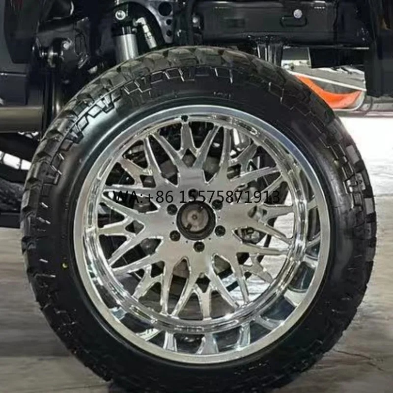 

Полированные кованые суперширокие диски 20x12 22x12 24x12 24x14 с глубокой полкой для грузовиков 6x139.7 6x5.5 8x6.5 8x180, внедорожные диски