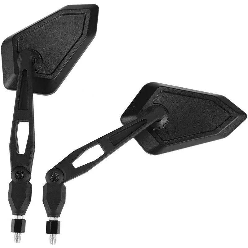 Durable Motorcycle Rear Mirrors 360° Rotatable for Spiegel Paar Honda Yamaha Kawasaki Maverick Booster M10 M8 Enduro KTM Suzuki