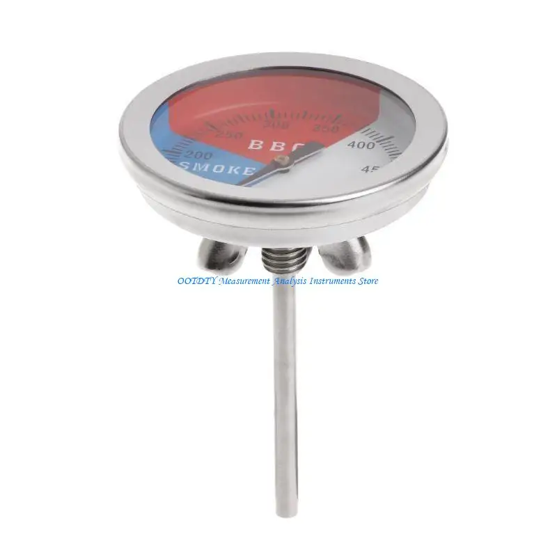 367D BBQ Grill Thermo meter 550F for Butterfly Mother Smoker Heat Indic
