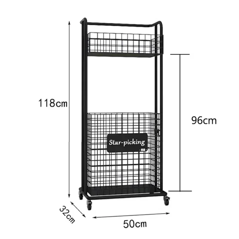 Large Capacity Multifunctional Storage Rack for Yoga Mat, Iron Frame, Belt Wheels Nordic Simple, Household, Multifunctional, Loc