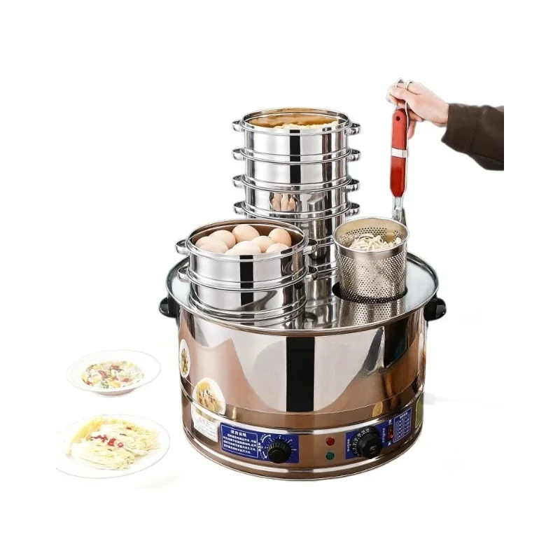 Commercial electric steamer miniature machine multi-function