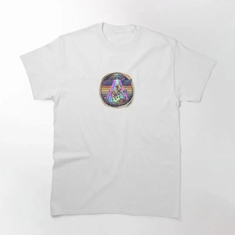Retro UFO Cow Abduction Classic T-Shirt