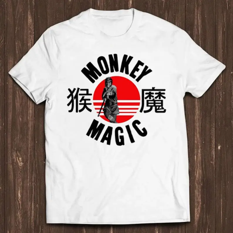 Monkey Magic Japanese Best Seller Funny Meme Unisex Men Women Music Fashion Top Retro Gift Tee T Shirt C1430