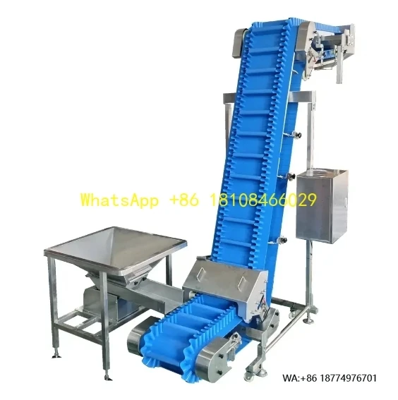

Efficient Bucket Elevator Lifting Belt Conveyor System Skirt Conveyor for Food Industry