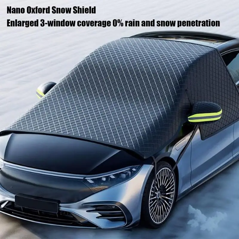 

Car Windshield Snow Cover SUV Sun Protection Window Covers Ice Guard Weatherproof Car Window Covers Snow Shield For Truck RV