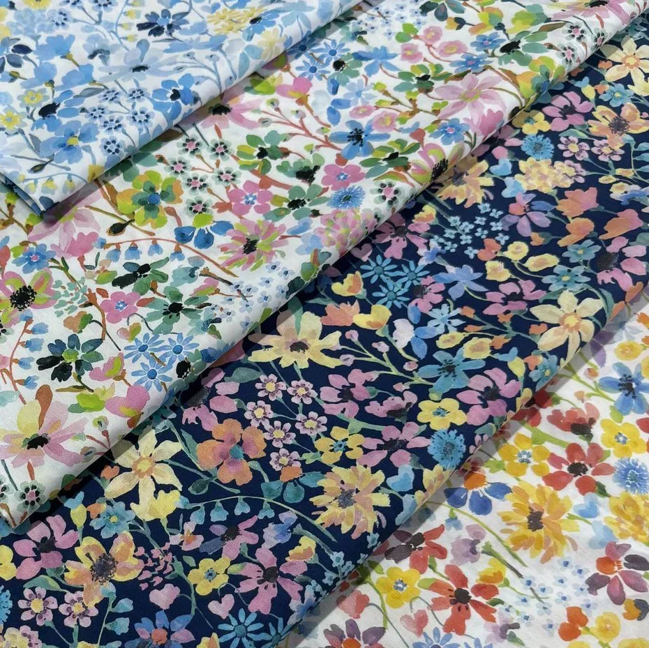 Midsummer Dream 100 Count High-density Cotton Poplin Digital Printed Women's Dress Handmade DIY Clothing Fabric