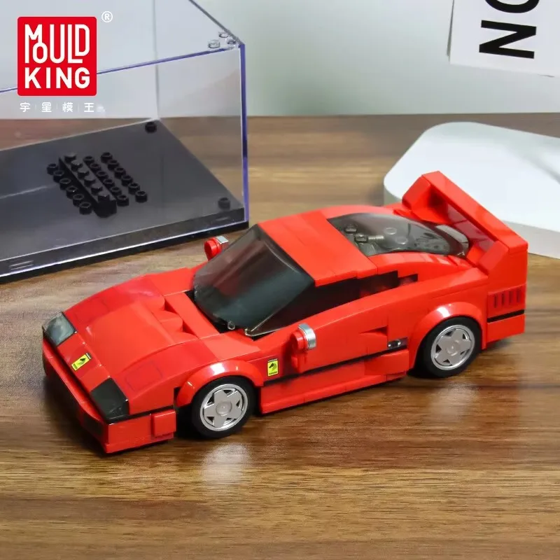 

Sports Car F40 Building Blocks Model Kit with Display Box Luxury Car Set for Adults Boys Kids Construction Holiday Gifts