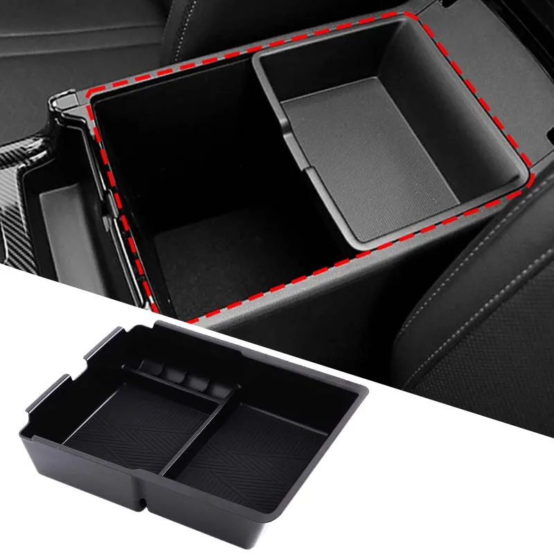 

For 2021-2025 Kia Sorento Armrest Storage Box Center Console Organizer Case Central Armrest Storage Box Container Holder Tray