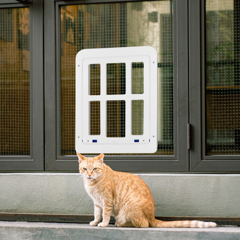 Screen Window Door Opening Special Cat and Dog Entry and Exit Doors, Dog Free Entry and Exit, Large Cat Door Openin