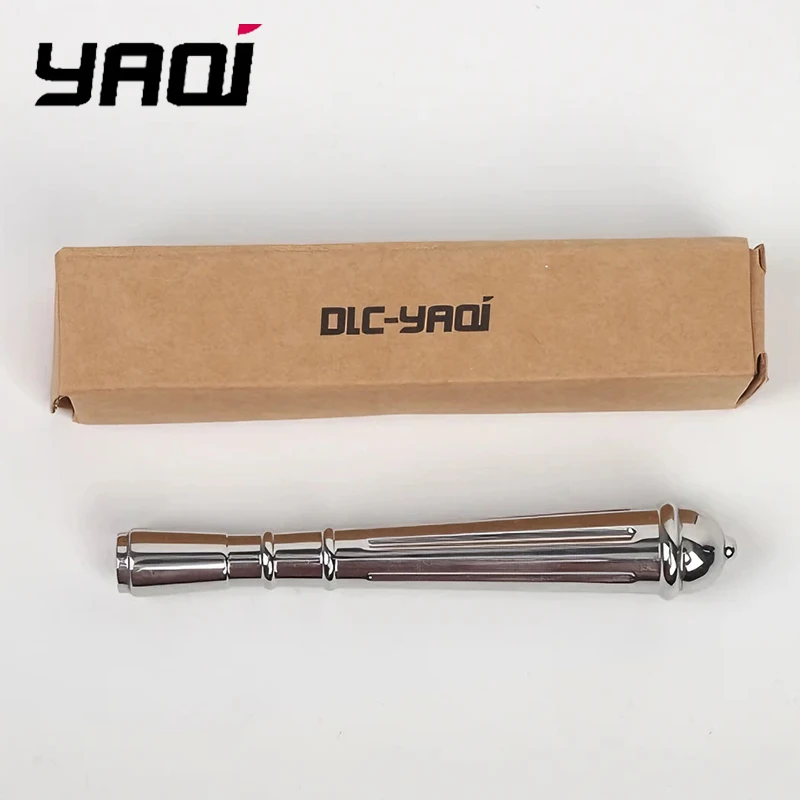 2026-new-arrival！yaqi-teardrop-polished-stainless-steel-men-safety-razor-handle