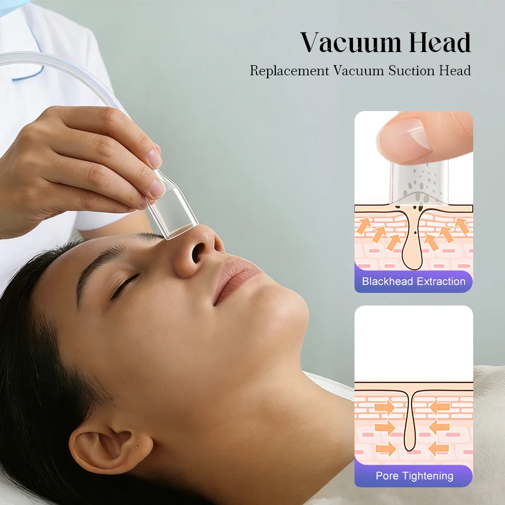 Professional 3 in 1 Diamond Dermabrasion Machine featuring Diamond Microdermabrasion, Spray Bottle Hydration, and Vacuum Glass Tube Therapy for skin resurfacing, pore cleansing, blackhead removal, and facial rejuvenation. Ideal for beauty salons, spas, and aesthetic clinics. 3 in 1 Diamond Dermabrasion Machine