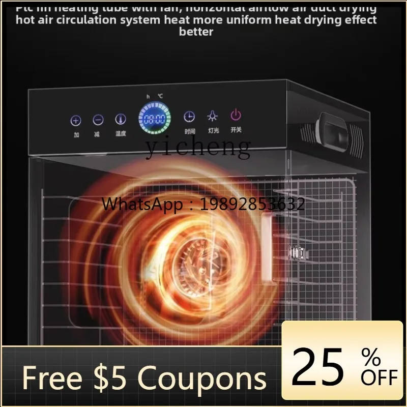 

ZK Food Dryer Large Commercial Dried Fruit Vegetables Fruit Pet Snacks Air Dryer Household Small