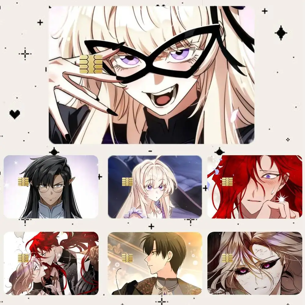 The Demon King's Educator HD Waterproof Card Skins Protective Stickers for Credit Bank Game Cards