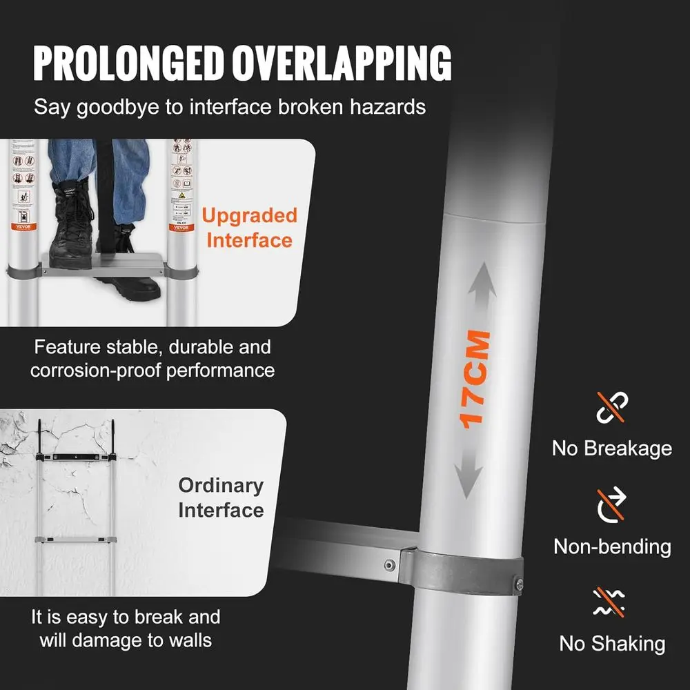 Thumbnail 3 - #8 Latest Telescopic Extension Ladders Offers