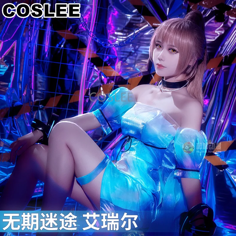 Coslee-女性のコスプレ衣装,プレイスーツ,制服ロールの衣装,ハロウィーンのカーニバルパーティー服