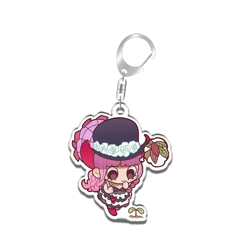 Keychain for ONE PIECE Doflamingo Robin Luffy Shanks Anime Game Fans Gifts Recycled Acrylic Backpack Pendant Decoration Rare Toy view 4