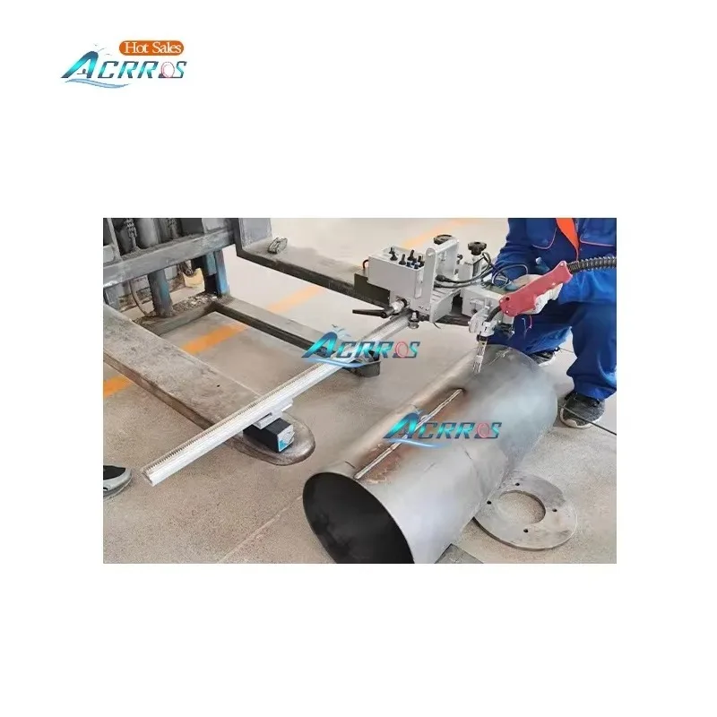 Tig Mig Welding Torch Swing Welding Tractor Magnetic Rail Linear Straight Welding Carriage