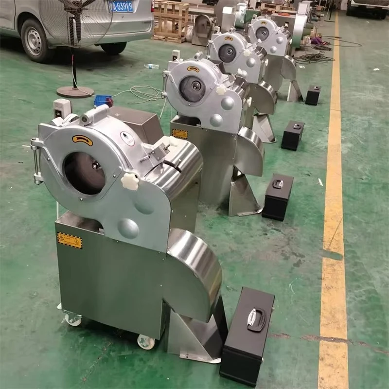 Vegetable and fruit slicing machine Vegetable and fruit cube cutting machine