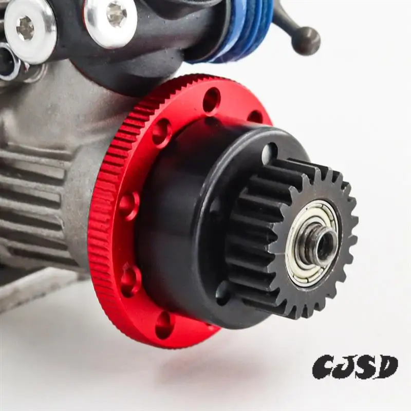 CJSD-RC Car Upgrade Flywheel Clutch Metal #4142 #4146 #3281 Kit For TRAXXAS 1/10 Nitro/ Stampede /Jato/ T-Maxx/Nitro Rustler Red