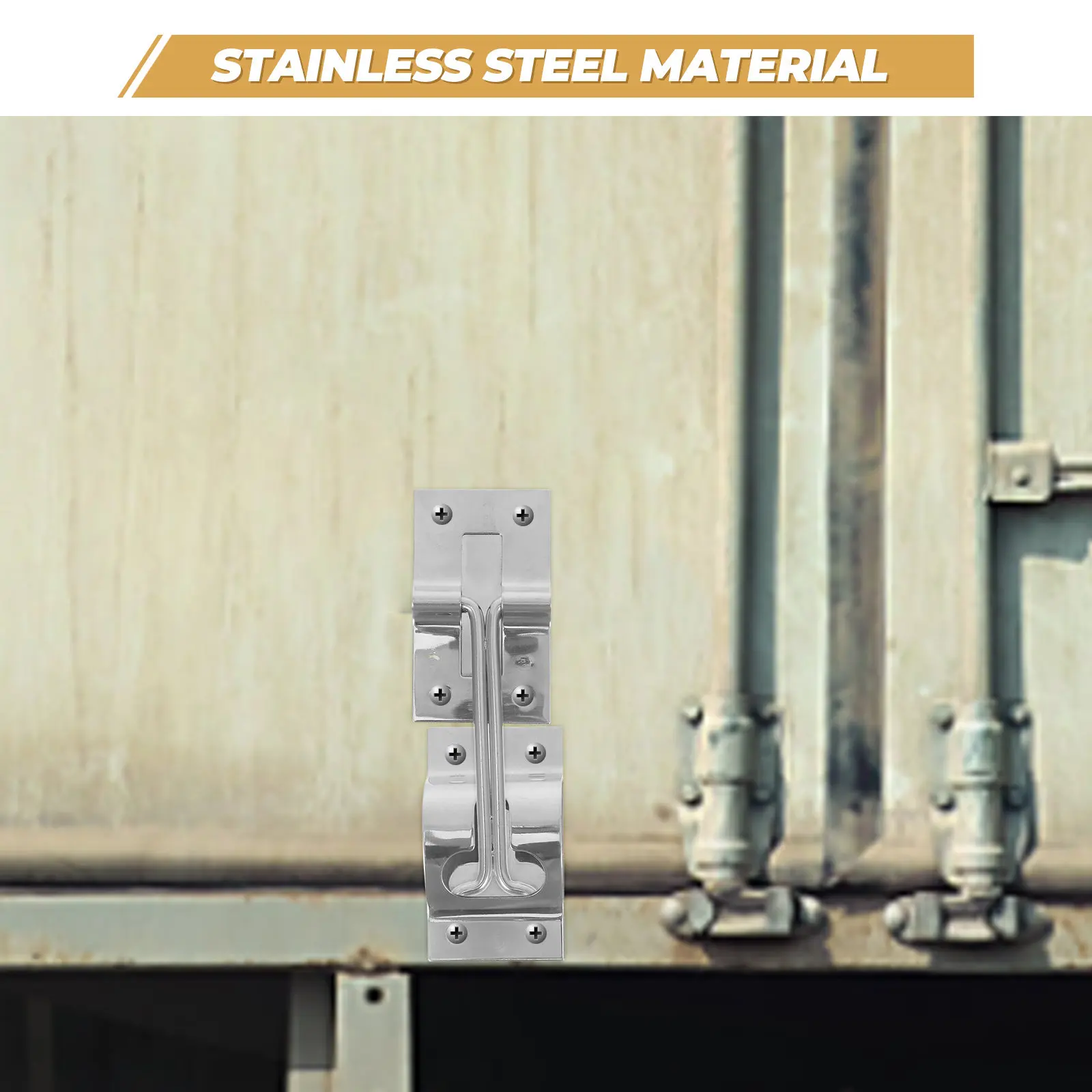 

1 Set Inch Stainless Steel Door Latch Trailer Cargo Holder Catch Durable Rv Door Latch Holder Replacement Hardware