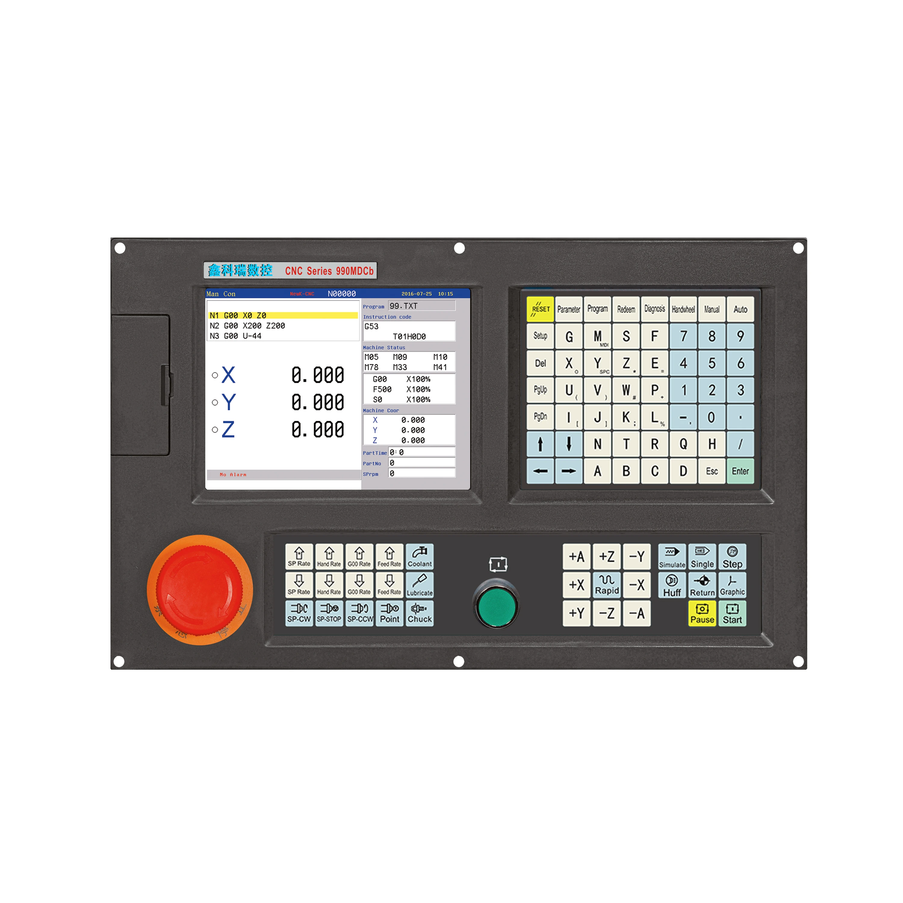 New990mdcb controlador de torno de roteador de controle numérico de 3 eixos para centro de máquina de marcenaria