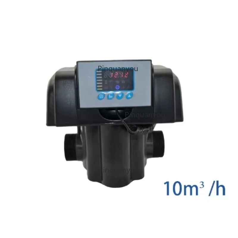 Water Controller 2'' F 75 B 1 Ceramic Disk Automatic Time Type Water Filter Valve OEM Control 10 m/h Black